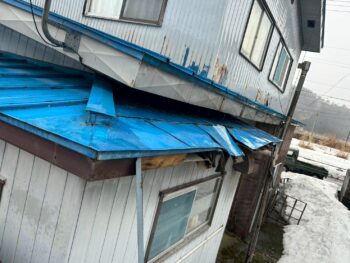秋田県大仙市にて屋根修理